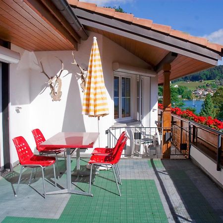 Seehotel Boutique Jägerhof-Hubertus Faulensee Exterior foto