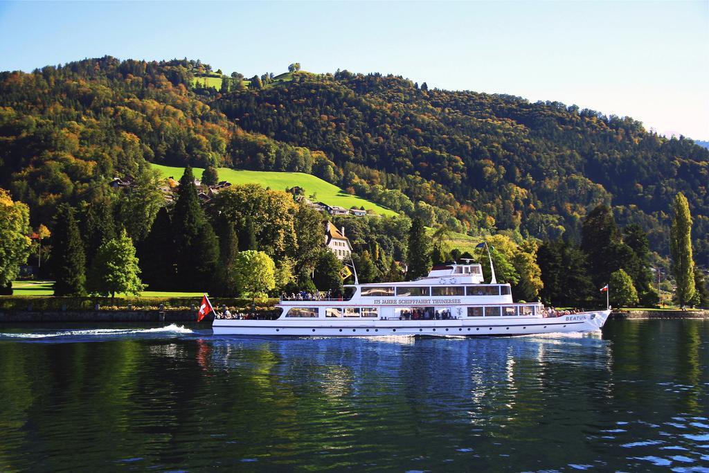 Seehotel Boutique Jägerhof-Hubertus Faulensee Exterior foto