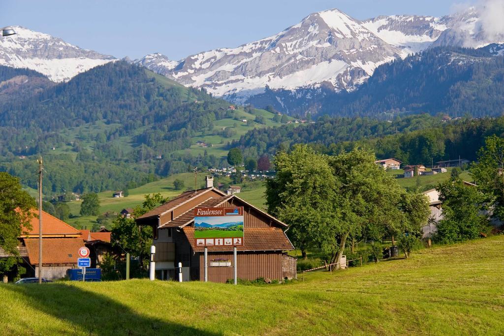 Seehotel Boutique Jägerhof-Hubertus Faulensee Exterior foto